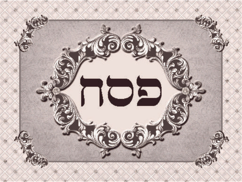 Pesach Pillow Cover Printed on Satin