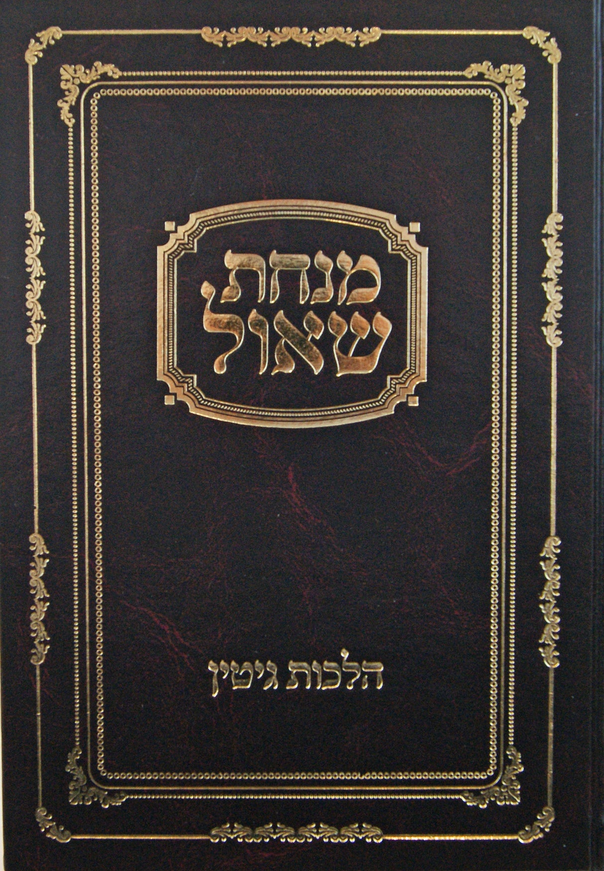 מנחת שאול - הלכות גיטין