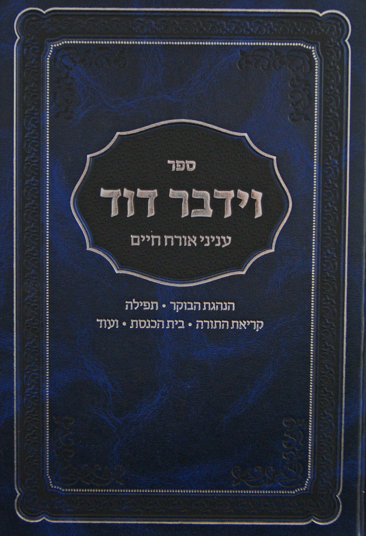 וידבר דוד - עניני אורח חיים חלק א