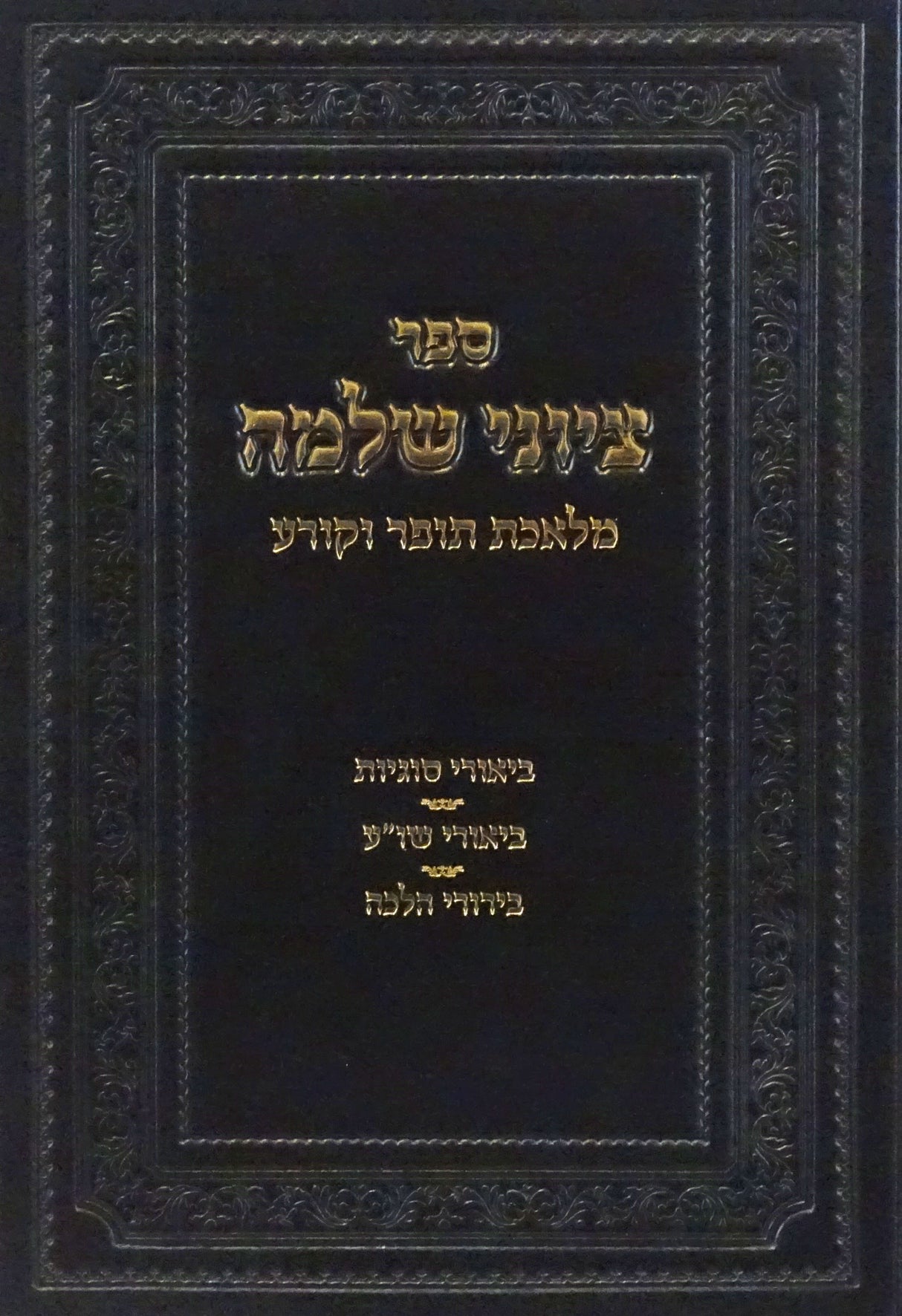 ציוני שלמה - מלאכת תופר וקורע