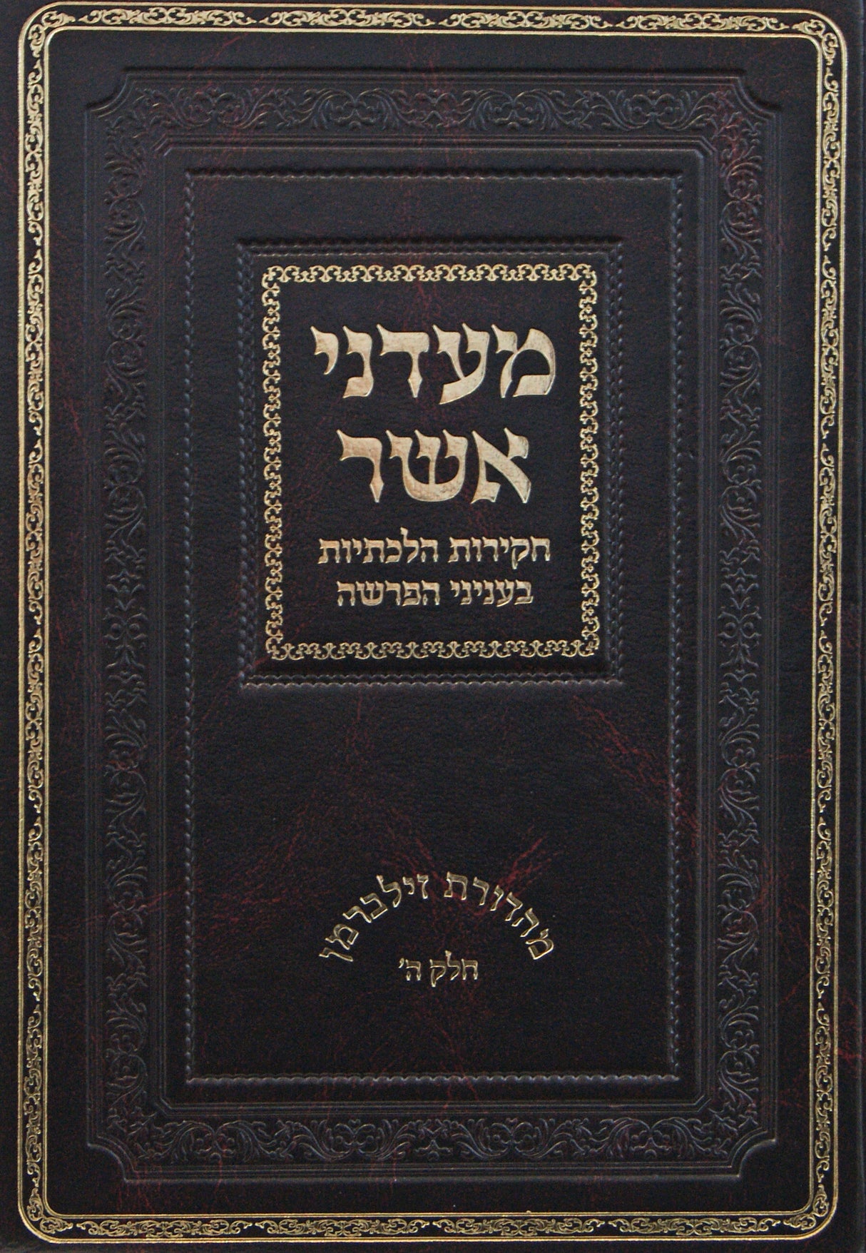 מעדני אשר-תורה תש"ע