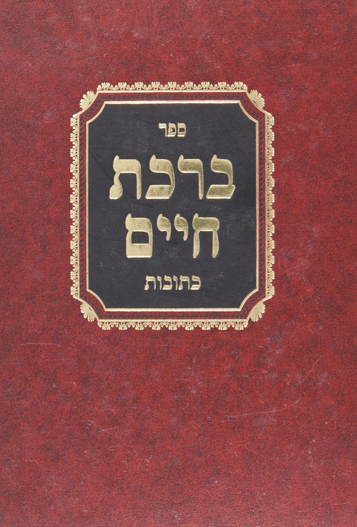 ברכת חיים - כתובות פרק ד'-סוף