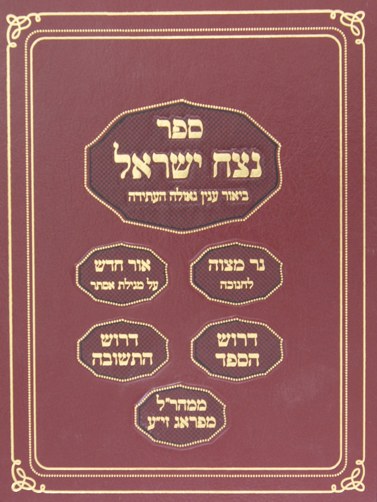 נצח ישראל/נר מצוה/אור חדש/דרוש הספד/דרוש התשובה