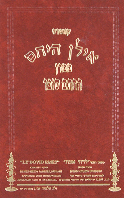 קונטרס אילן היחס ממרן החתם סופר