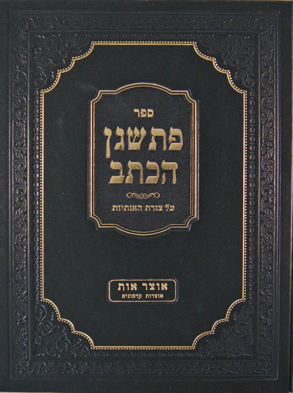 פתשגן הכתב - צורת האותיות