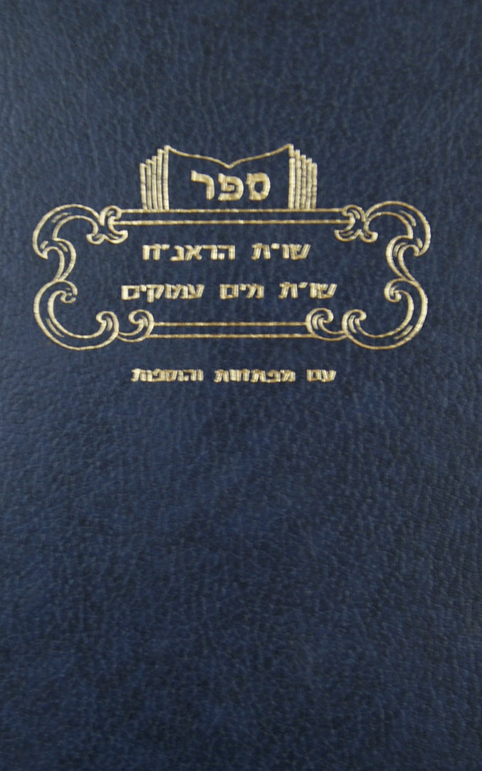 שו"ת הראנ"ח עם ס' מים עמוקים - צולם