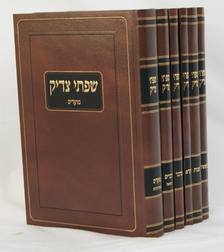 שפתי צדיק על התורה ומועדים ו' כרכים