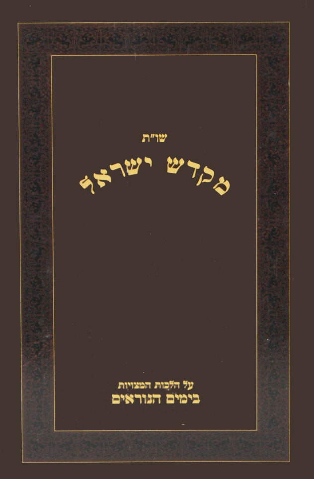 מקדש ישראל שו"ת - הימים הנוראים