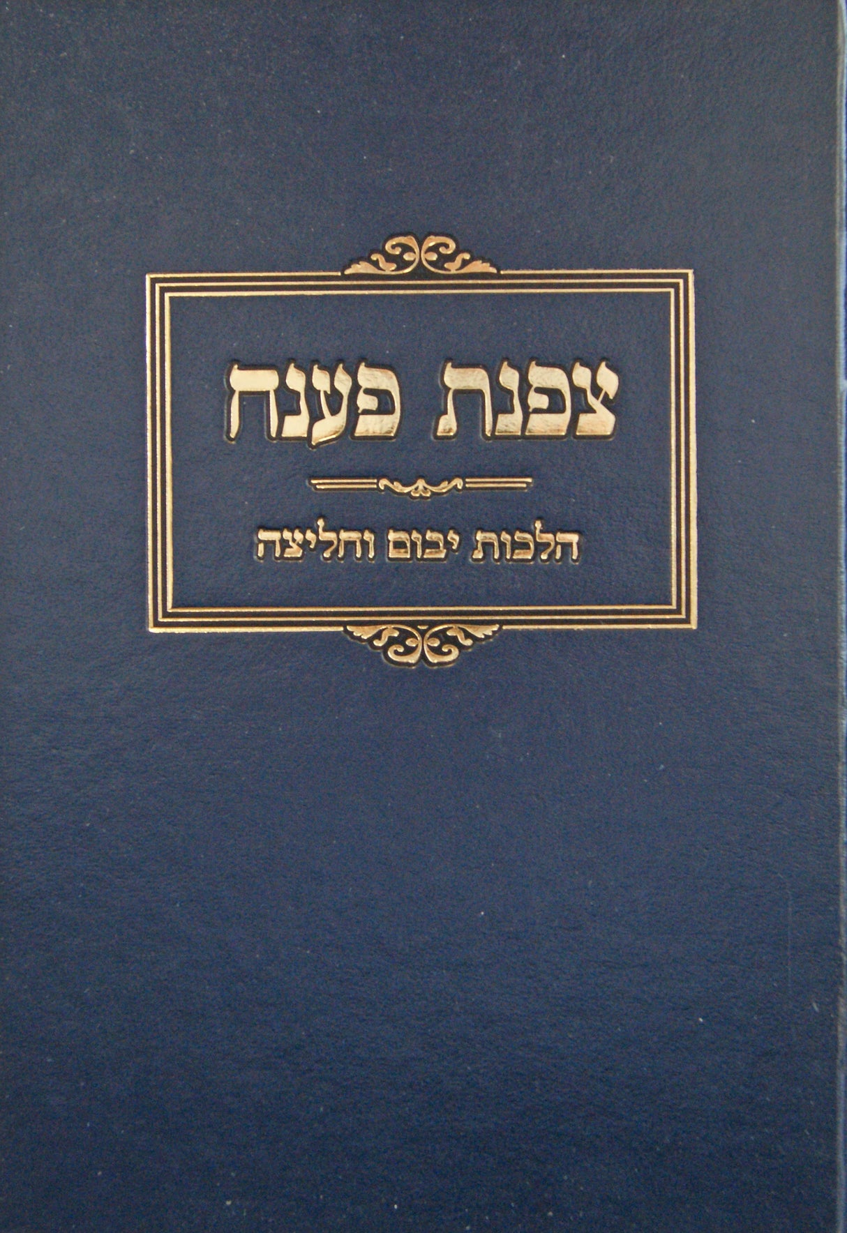 צפנת פענח הלכות יבום וחליצה