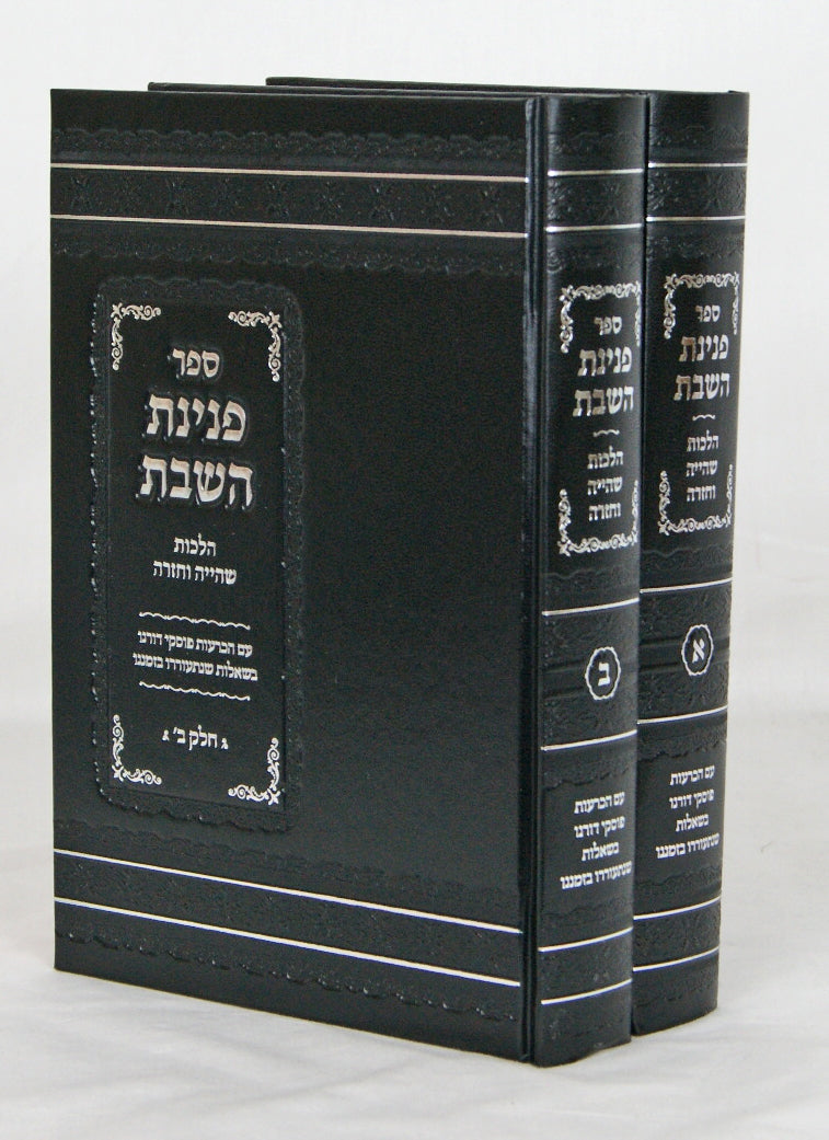 פנינת השבת ב' כרכים - הלכות שהייה וחזרה