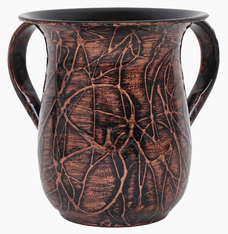 Washing Cup - Powder Coated - Copper Textured