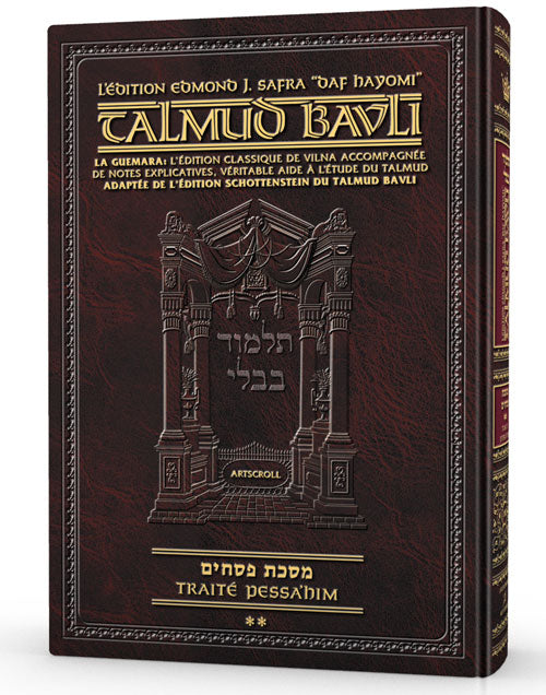 Artscroll: Guemara Pessakhim, Daf Yomi COMPACT, Edmond J. Safra Ed - Vol 3: Chapitre 7-10 (80b-121b)