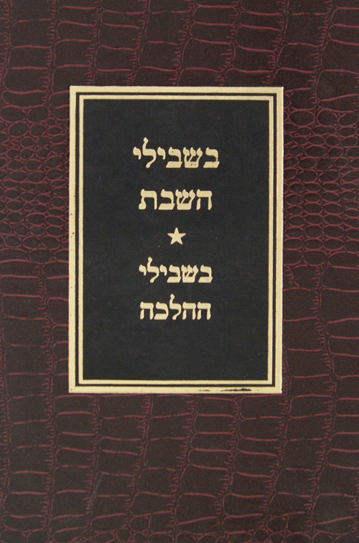בשבילי השבת - בשבילי ההלכה
