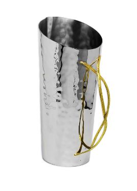 Water Jug-Hammered  Stainless Steel-Gold Embossed Handle