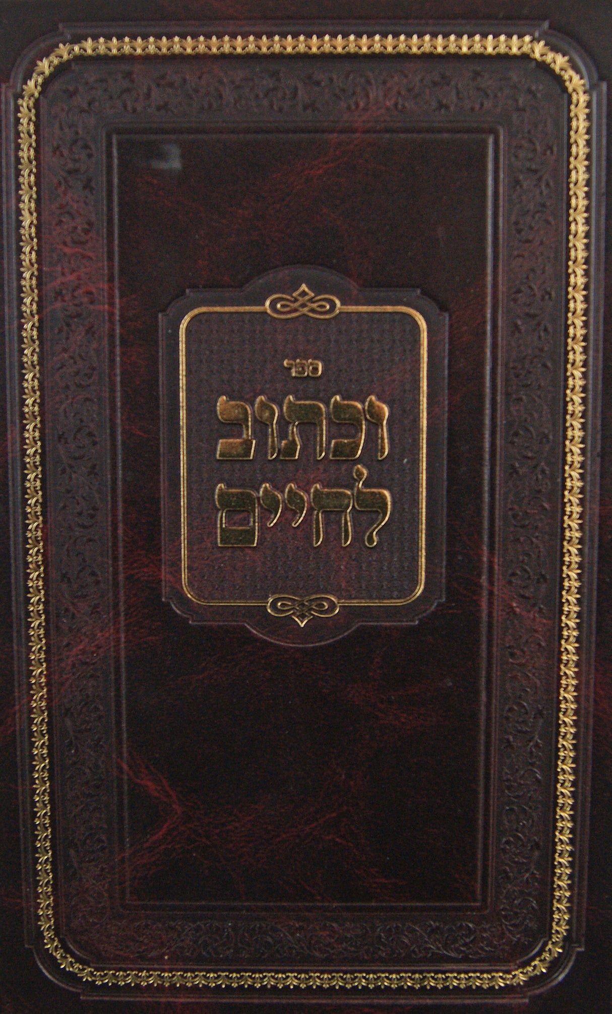 וכתוב לחיים מכתבים-צאנז