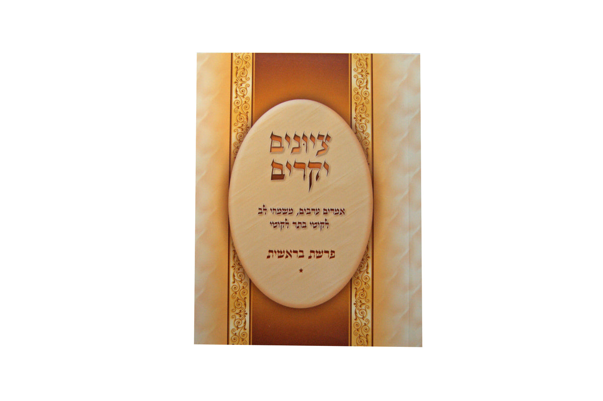 ציונים יקרים כיס רכה - פרשת וירא